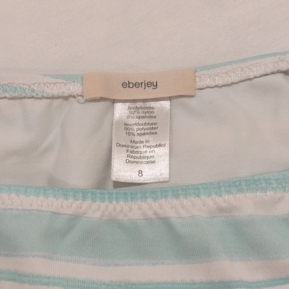 Eberjey Stripe girks 2 piece bathing suit - Picture 3 of 3